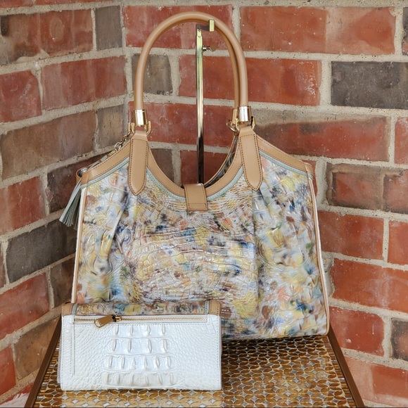 Brahmin Celia Allendale Poppy Seed+ Wallet NWT - Picture 2 of 11